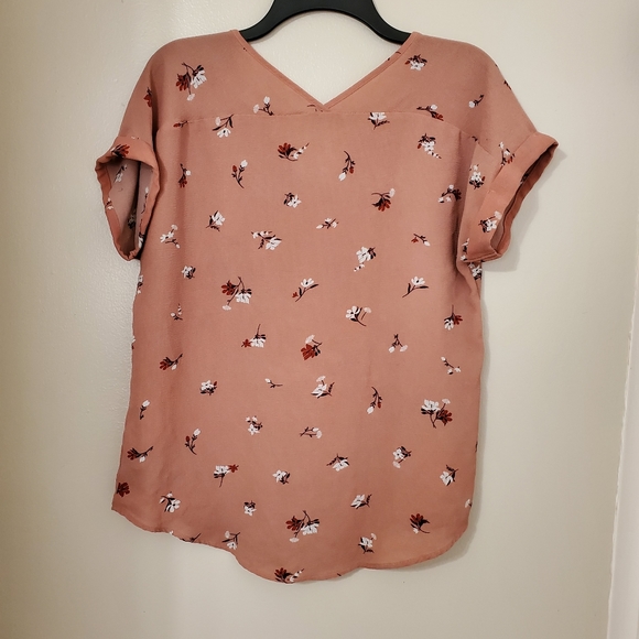 🌻 Pink Rose | Floral Blouse Top - Picture 3 of 3